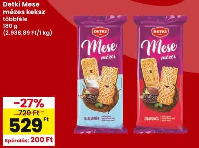 Detki Mese mézes keksz