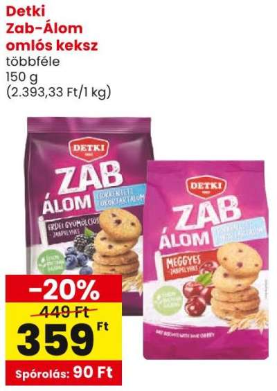 Detki Zab-Álom omlós keksz
