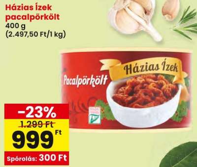 Háziás Ízek pacalpörkölt