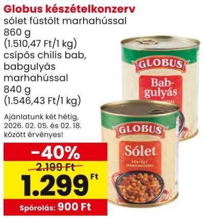 Globus készételkonzerv
