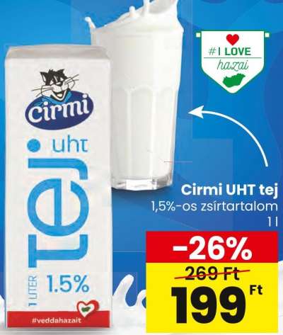 Cirmi UHT tej