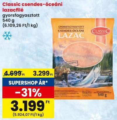 Classic csendes-óceáni lazacfilé