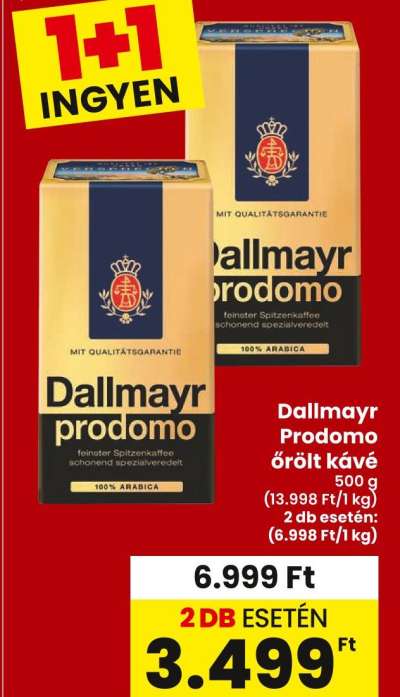 Dallmayr Prodomo őrölt kávé