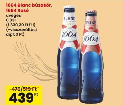 1664 Blanc búzasör, 1664 Rosé