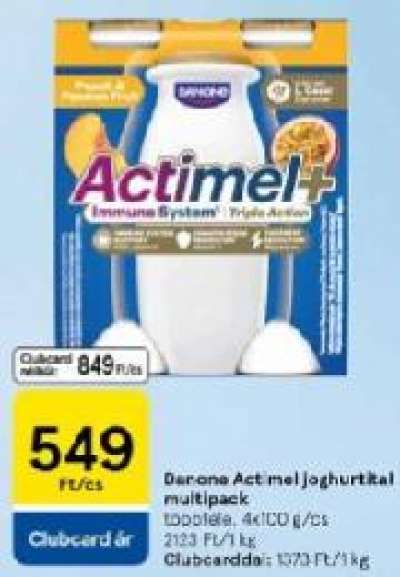 Danone Actimel joghurtital multipack