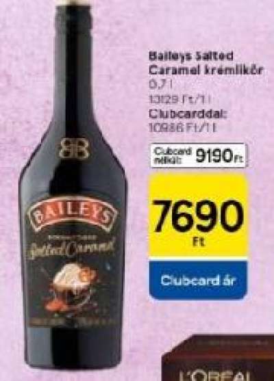 Baileys Salted Caramel krémlikőr