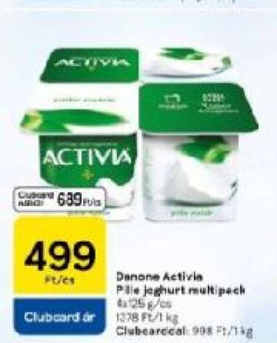 Danone Activia Pille joghurt multipack