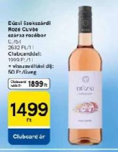 Dúzsi Szekszárdi Rozé Cuvée száraz rozébor