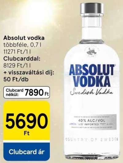 Absolut vodka