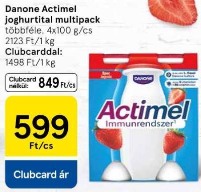 Danone Actimel joghurtital multipack