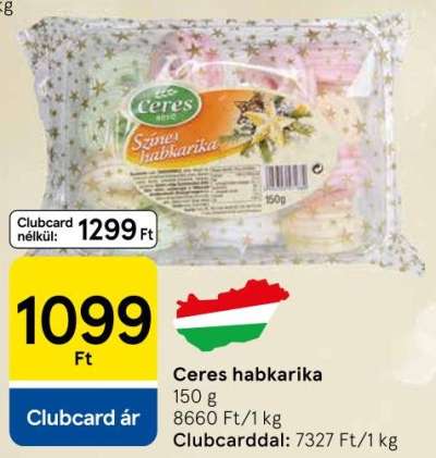 Ceres Színes habkarika