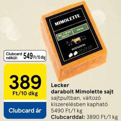 darabolt Mimolette sajt
