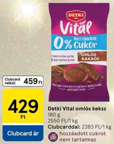 Detki Vital omlós keksz