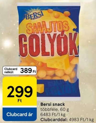 Bersi Sajtos golyók
