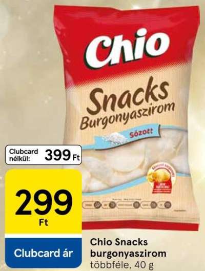 Chio Snacks burgonyaszirom