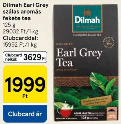 Dilmah Earl Grey szálas aromás fekete tea
