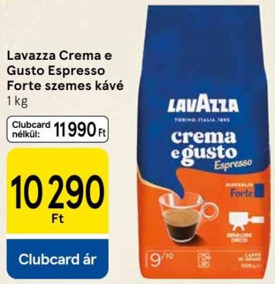 Lavazza Crema e Gusto Espresso Forte szemes kávé