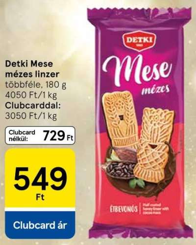 Detki Mese mézes linzer