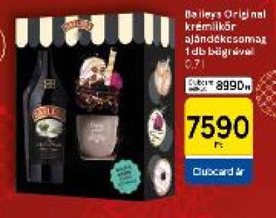 Baileys Original krémlikőr ajándékcsomag