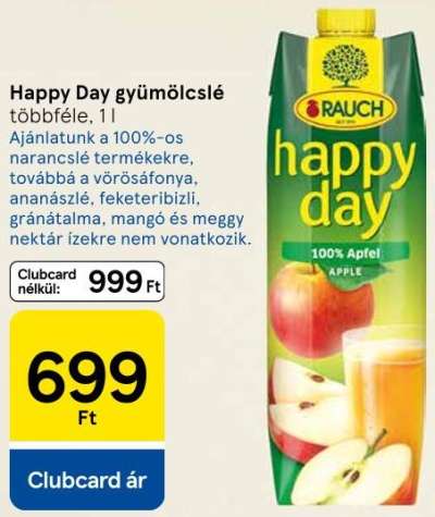 Rauch Happy Day gyümölcslé