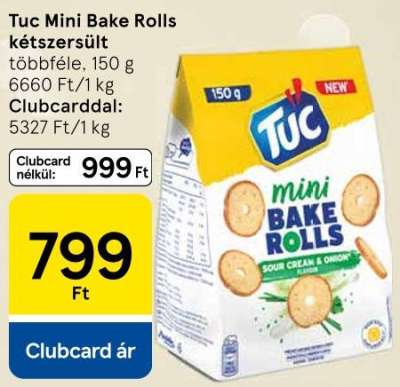 Tuc Mini Bake Rolls kétszersült