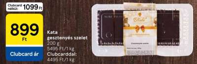 Kata gesztenyés szelet