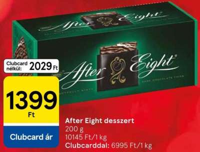 After Eight desszert