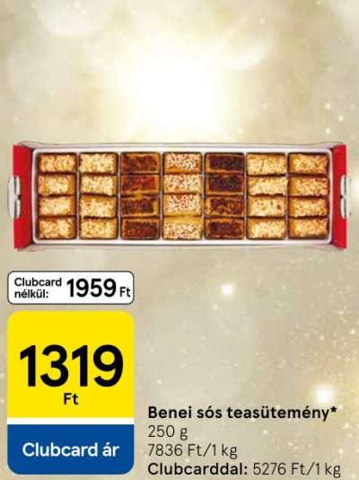 Benei sós teasütemény