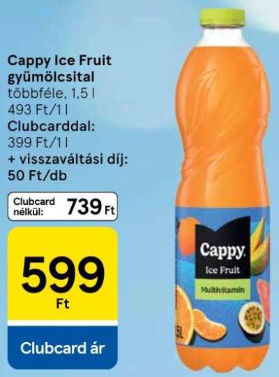 Cappy Ice Fruit gyümölcsital