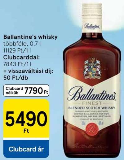 Ballantines whisky