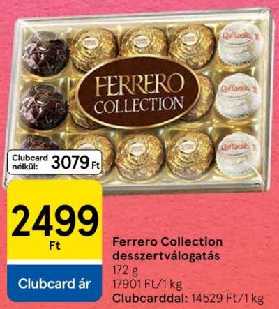 Ferrero Collection desszertválogatás