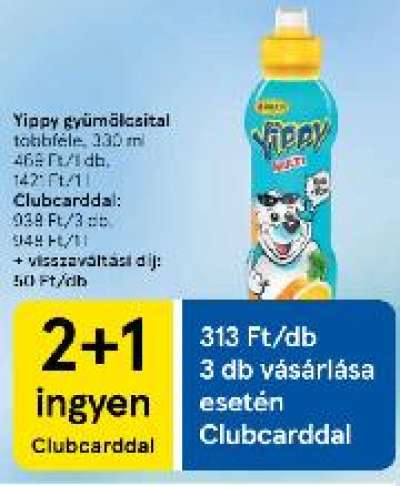 Bauch Yippy gyümölcsital