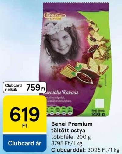 Benei Premium töltött ostya