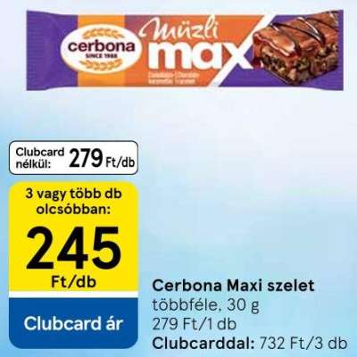 cerbona Maxi szelet