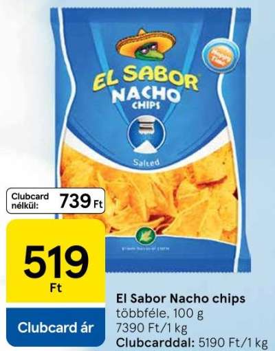 El Sabor Nacho chips
