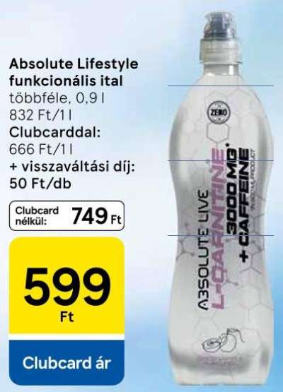 Absolute Lifestyle funkcionális ital