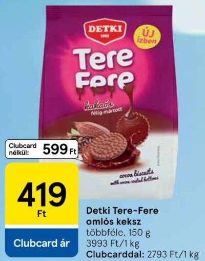 Detki Tere-Fere omlós keksz