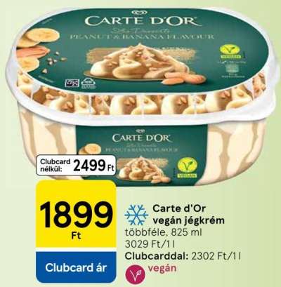 Carte dOr vegán jégkrém