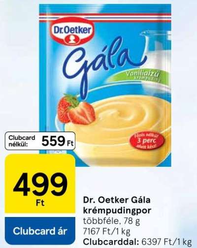 Dr. Oetker Gála krémpudingpor