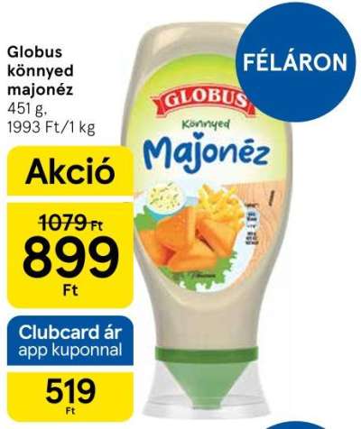 Globus könnyed majonéz