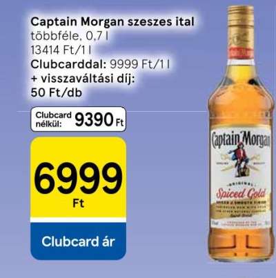Captain Morgan szeszes ital