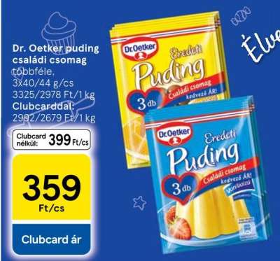 Dr. Oetker puding családi csomag
