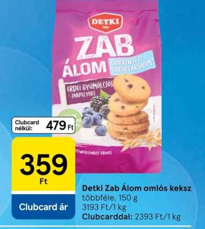 Detki Zab Álom omlós keksz