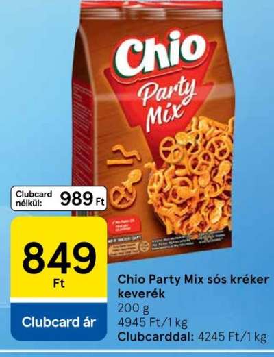 Chio Party Mix sós kréker keverék