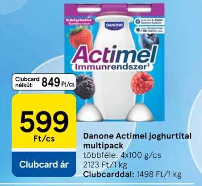 Danone Actimel joghurtital multipack