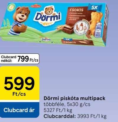 Dörmi piskóta multipack