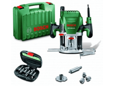 Bosch POF 1400 ACE, felsőmaró + tartozék 060326C801