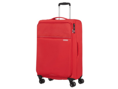 American Tourister Lite Ray Spinner 69/25 TSA Bőrönd, Chili piros