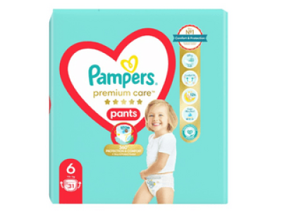 Pampers Premium Care pelenka, 31 db, 6-os méret