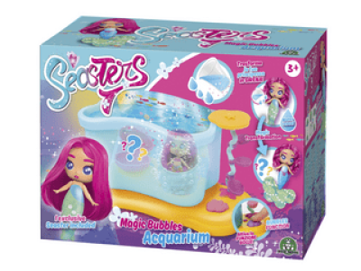 Seasters - Sellőlányok Bubble Akvárium meglepetés szett (EAT01000)